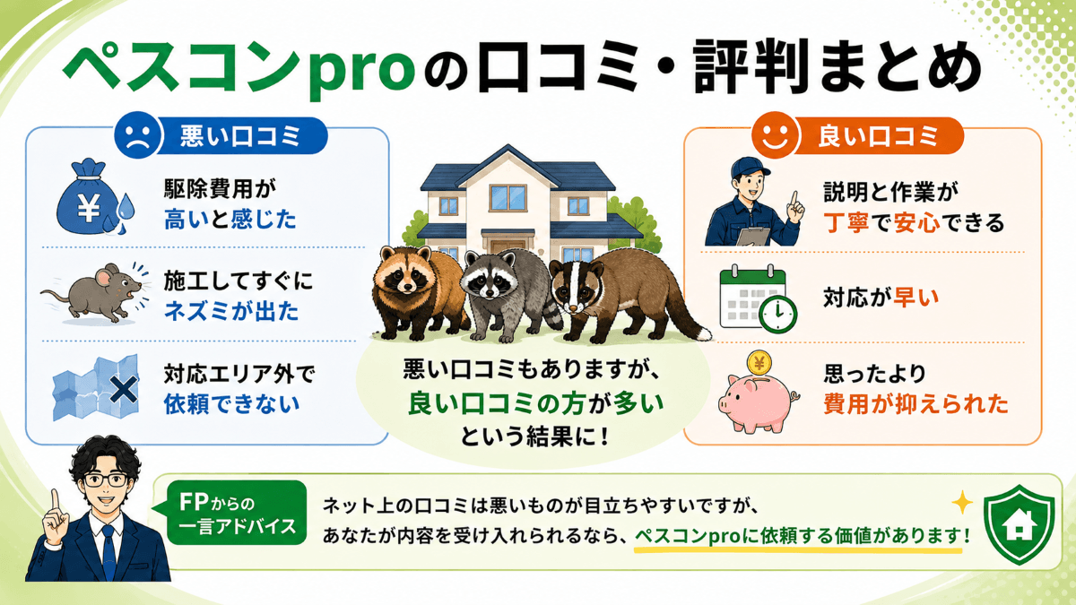 ペスコンproの口コミ・評判まとめ